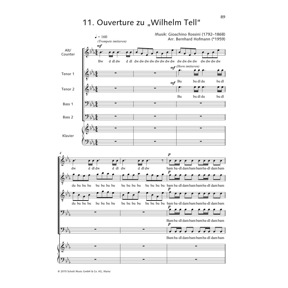 Ouverture zu Wilhelm Tell